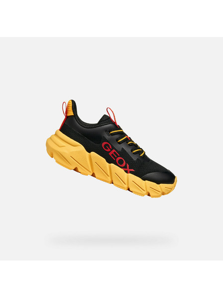 Geox Черни момчешки маратонки Geox Flexyper Fast