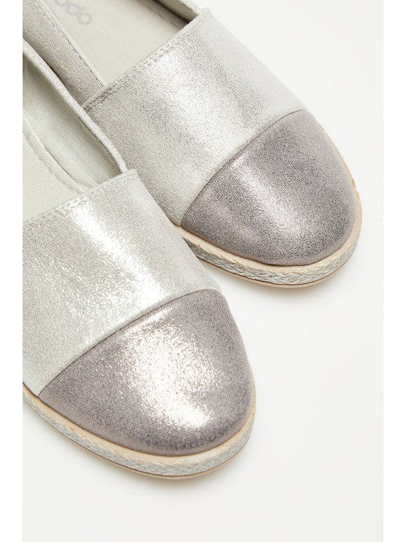 Moodo Сребристи еспадрили