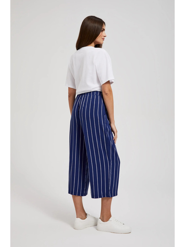 Moodo Тъмносини райета панталони