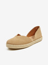 Ojju Светлокафяви дамски еспадрили от велур OJJU