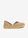 Ojju Светлокафяви дамски еспадрили от велур OJJU