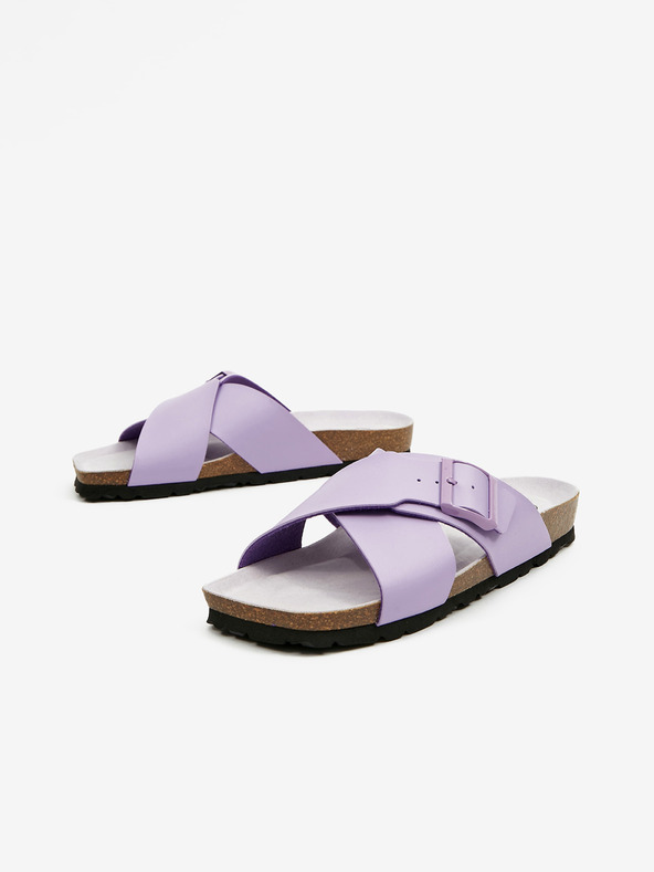 Ojju Светлолилави дамски чехли OJJU