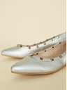 Ojju Балерини в сребрист цвят OJJU