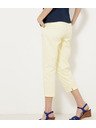 CAMAIEU Светложълти скъсени панталони