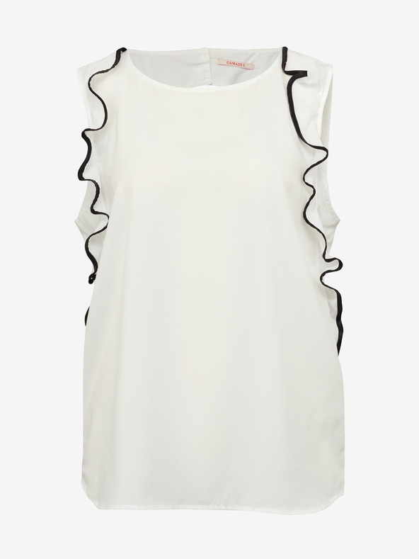 CAMAIEU Бяла дамска блуза CAMAIEU