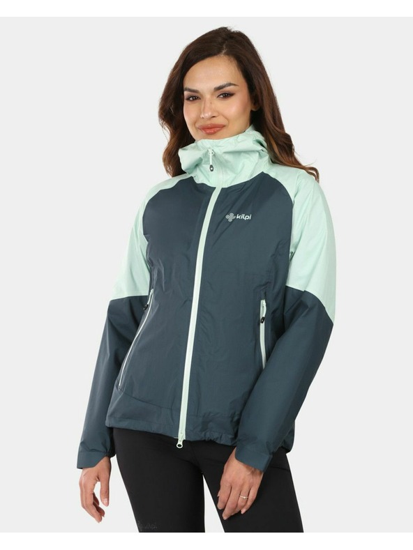 Kilpi Дамско непромокаемо яке Kilpi HURRICANE-W Тъмнозелено