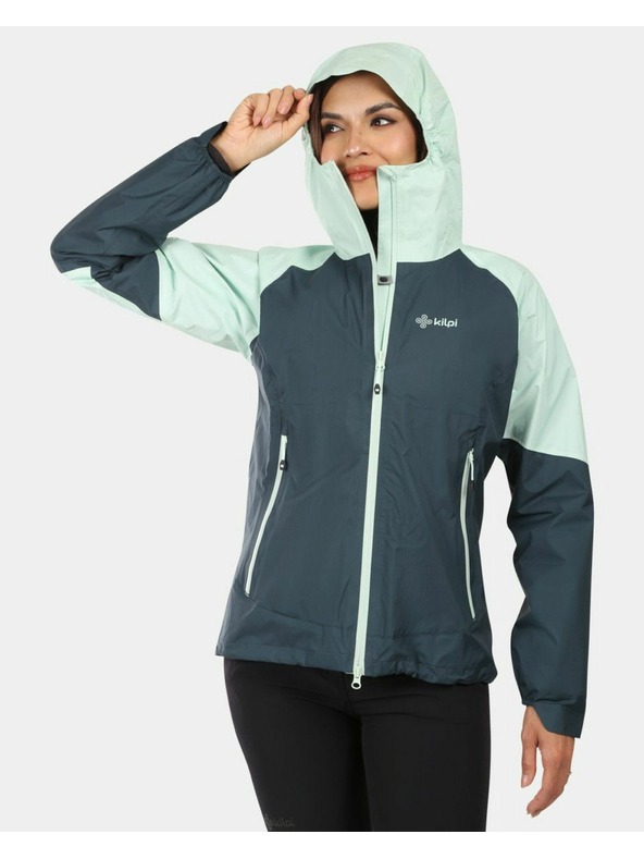 Kilpi Дамско непромокаемо яке Kilpi HURRICANE-W Тъмнозелено