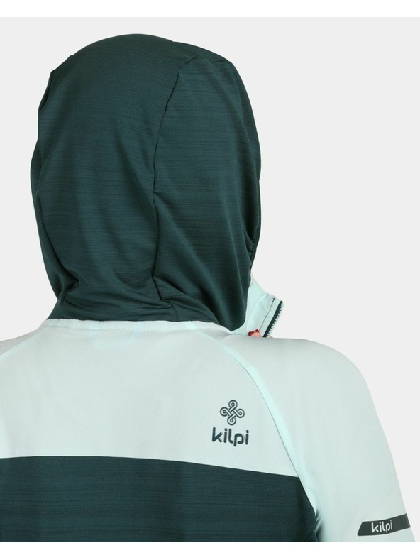 Kilpi Дамски функционален суитшърт с качулка Kilpi MEMPHIS тъмно зелено