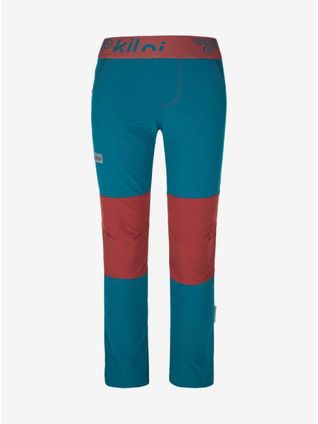 Kilpi Червен и тюркоазен панталон за момчета Kilpi KARIDO-JB