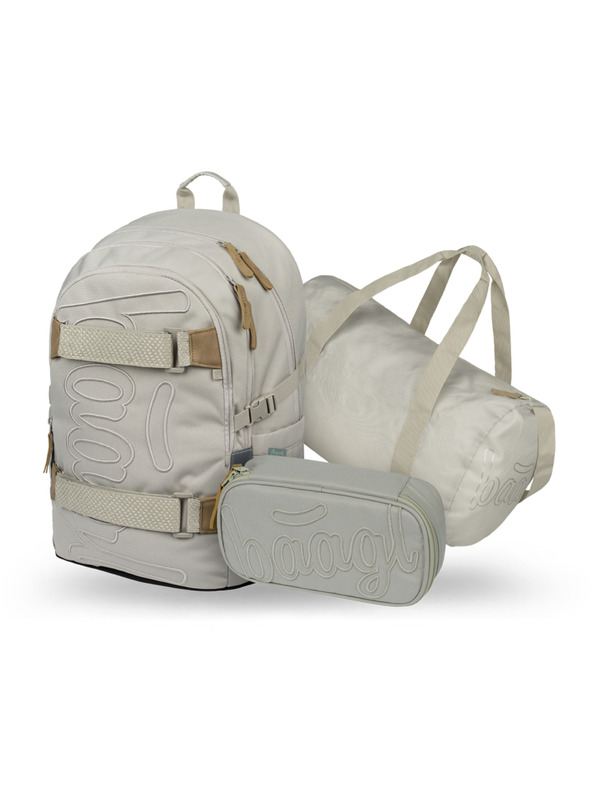 BAAGL  BAAGL КОМПЛЕКТ 3 Skate Mist: раница, моливник, спортна чанта