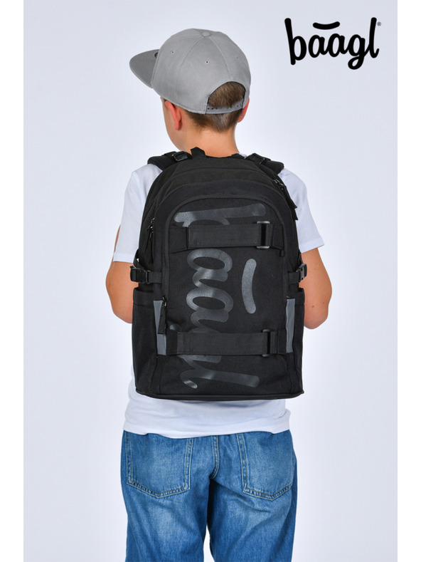 BAAGL  BAAGL Ученическа раница Skate Uni черна