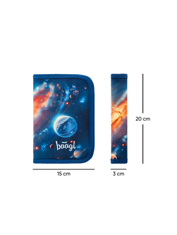 BAAGL  BAAGL КОМПЛЕКТ 3 AIRY Космос: раница, моливник, торбичка