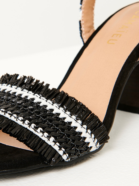 CAMAIEU Черни ленти обувки CAMAIEU