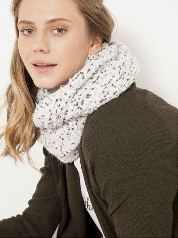 CAMAIEU Бял шал CAMAIEU