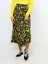 CAMAIEU Черно-жълта щампована макси пола CAMAIEU