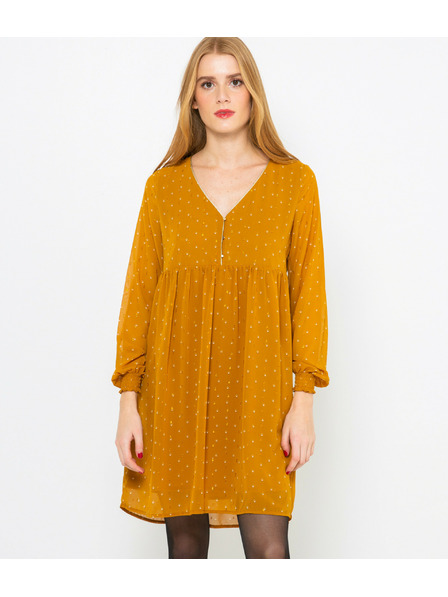 CAMAIEU Оранжеви рокли CAMAIEU