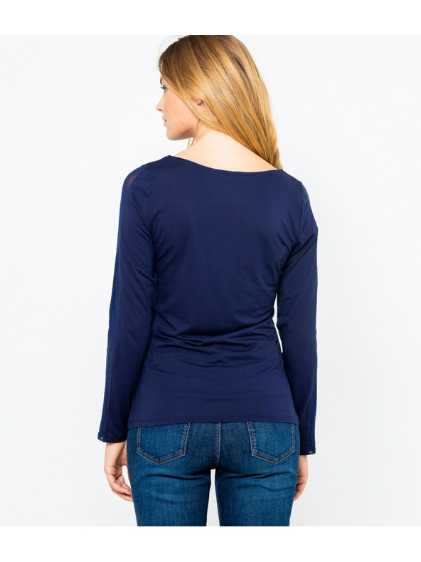 CAMAIEU Тъмносиня тениска CAMAIEU