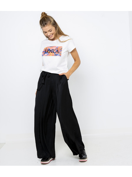 CAMAIEU Бяла тениска с принт