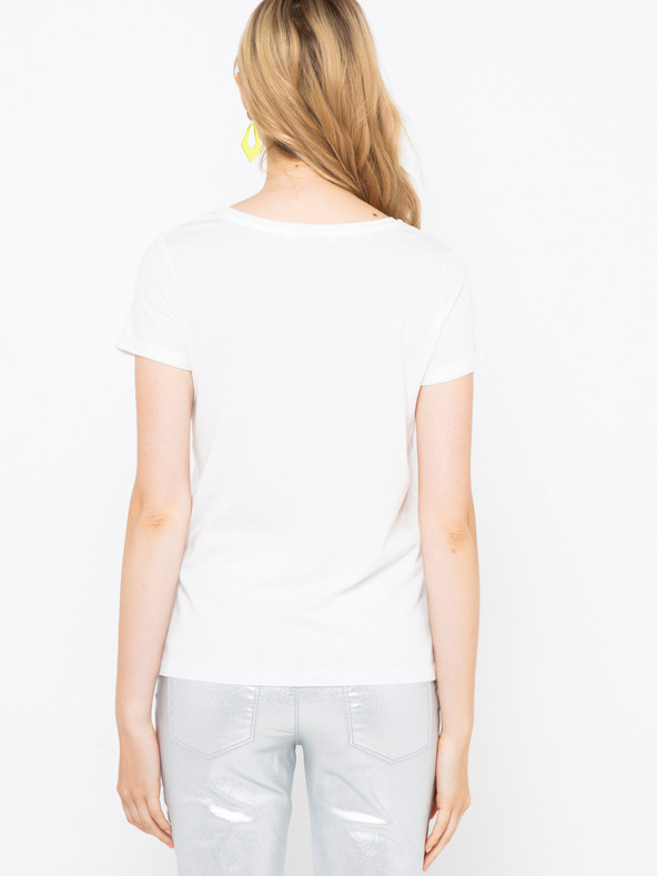 CAMAIEU Бяла тениска CAMAIEU