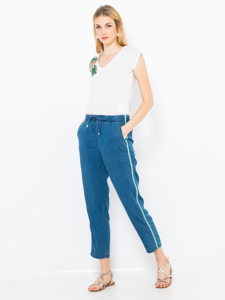 CAMAIEU Бяла дамска тениска CAMAIEU