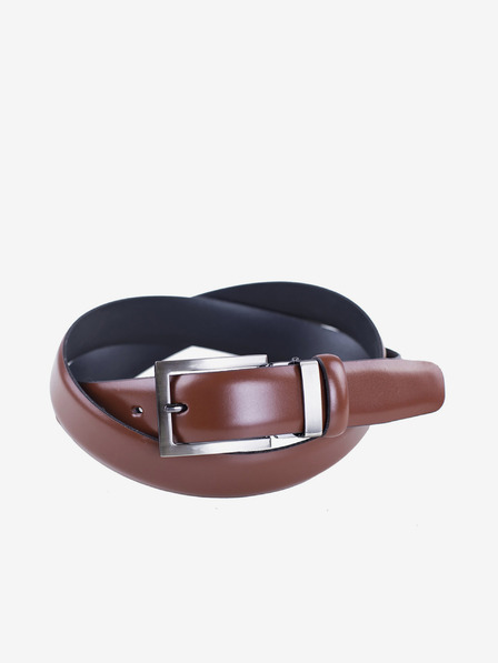 Zapana Кафяв мъжки кожен колан Zapana Satyr