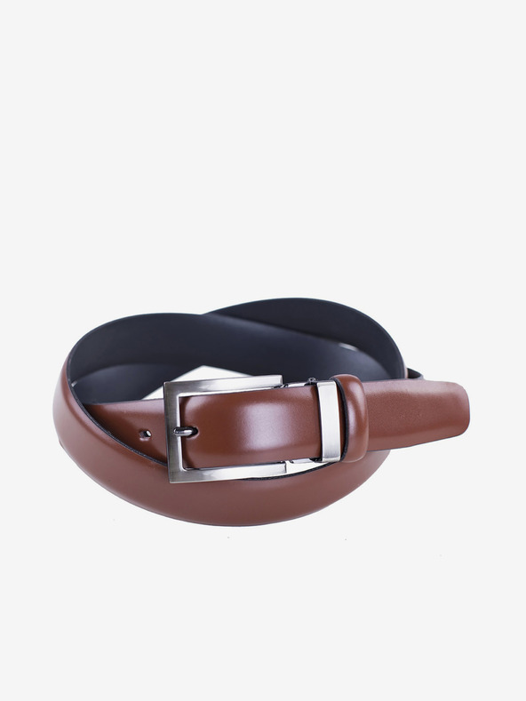 Zapana Кафяв мъжки кожен колан Zapana Satyr