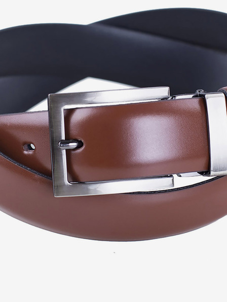 Zapana Кафяв мъжки кожен колан Zapana Satyr