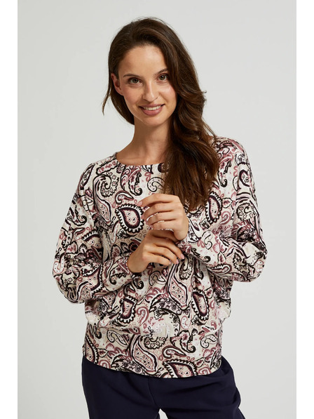 Moodo Светло бежов дамски пуловер