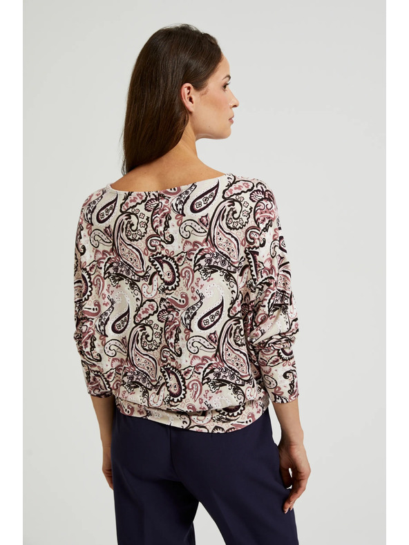 Moodo Светло бежов дамски пуловер