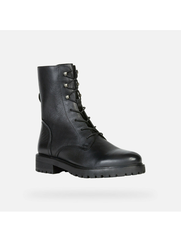 Geox Черни дамски боти Geox Hoara