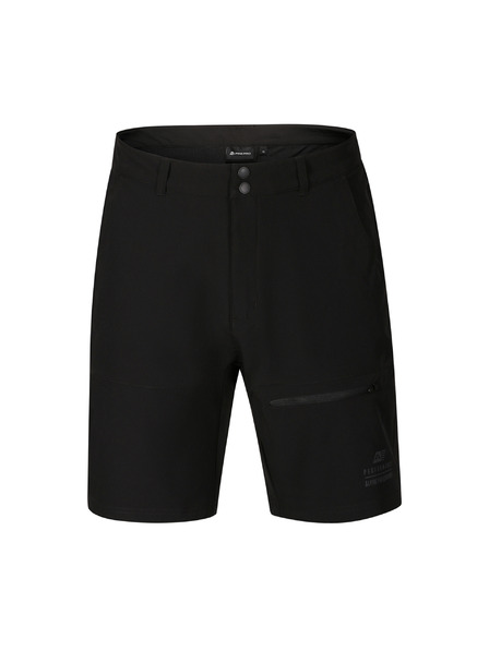 ALPINE PRO Мъжки софтшел къси панталони с cool dry ALPINE PRO BAK черни