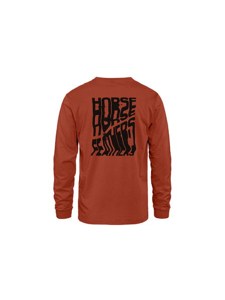 Horsefeathers Тениска Xerox червена HORSEFEATHERS