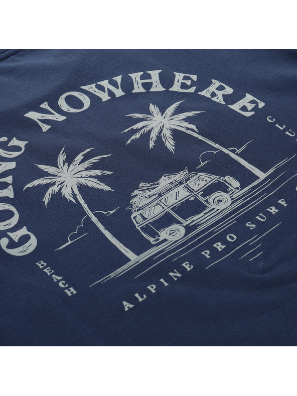 ALPINE PRO Мъжка памучна тениска ALPINE PRO SUMEK moonlit ocean вариант pb