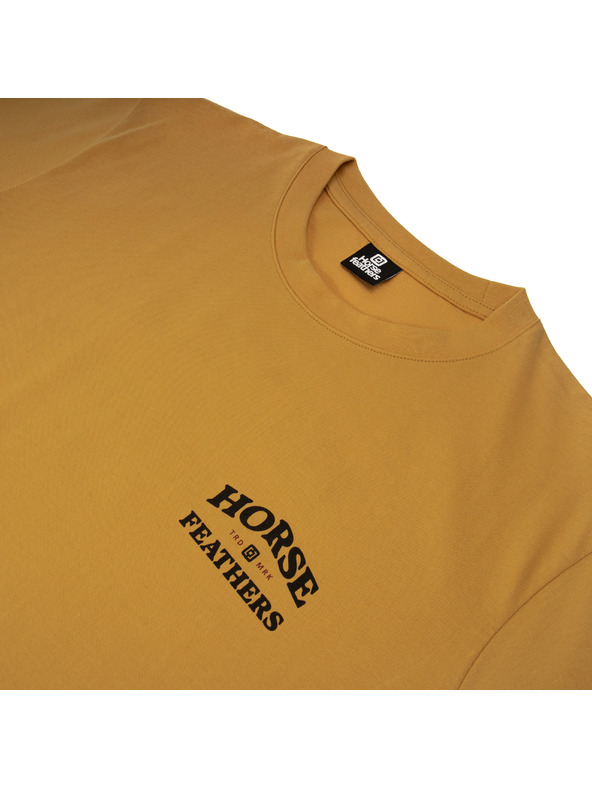 Horsefeathers Тениска Summit жълта HORSEFEATHERS