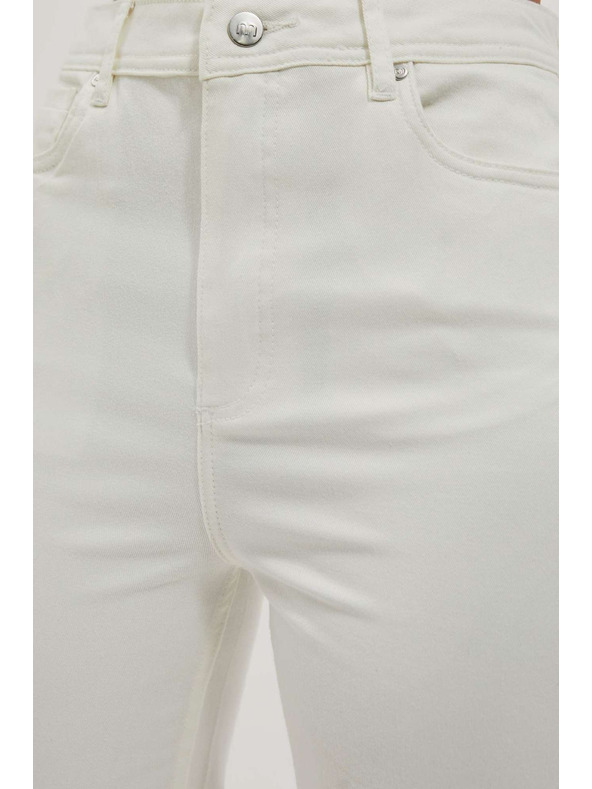 Moodo Дамски бели mom дънки Moodo