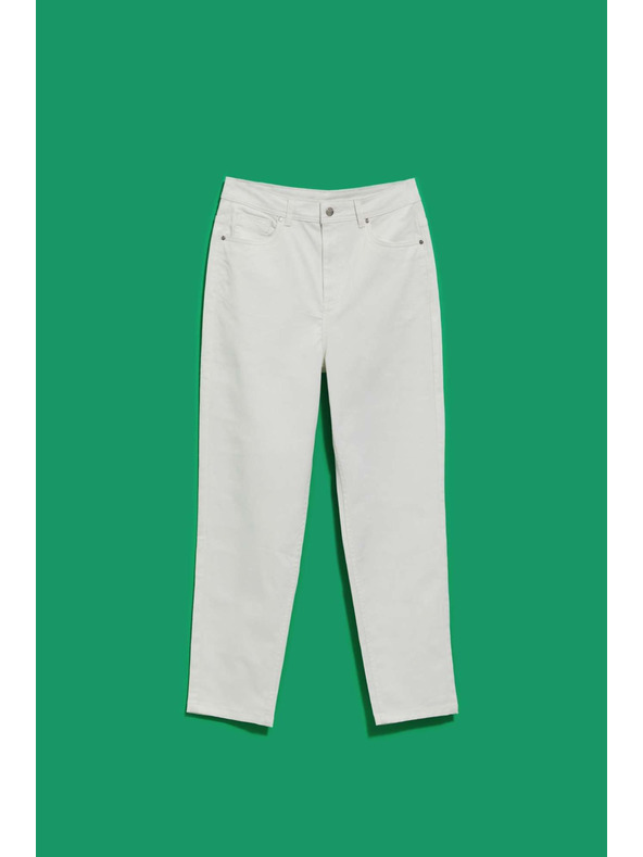 Moodo Дамски бели mom дънки Moodo