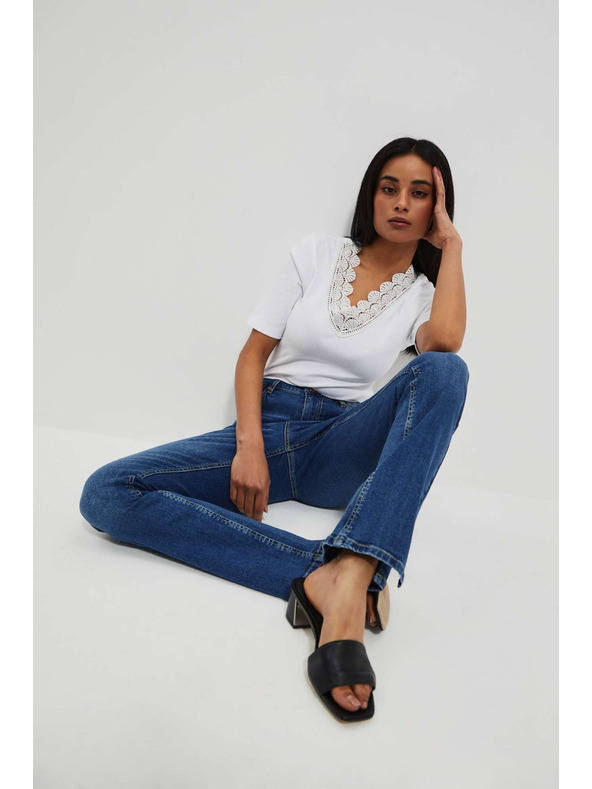 Moodo Дамски дънки Moodo – черни