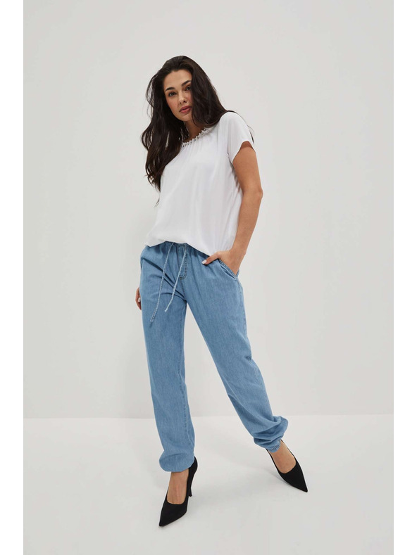 Moodo Дамски дънки Moodo – светло сини