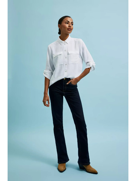 Moodo Дамски дънки Moodo – тъмно сини