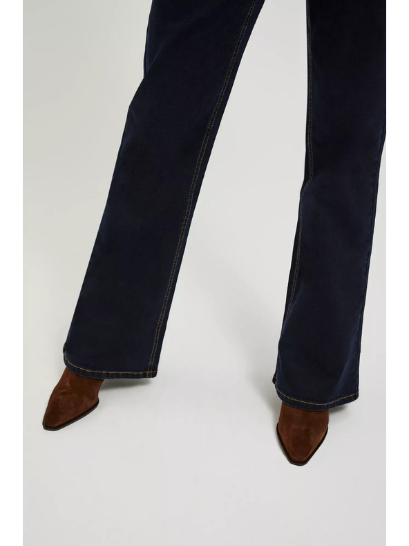 Moodo Дамски дънки Moodo – тъмно сини