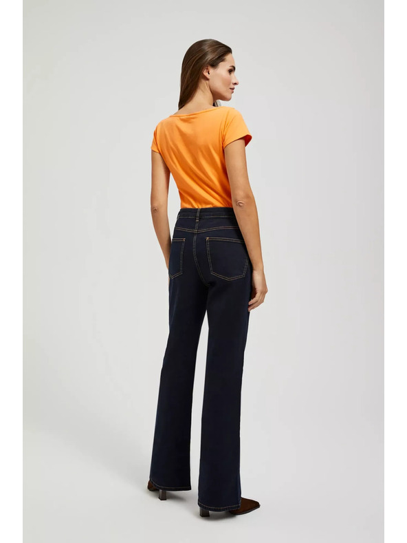 Moodo Дамски дънки Moodo – тъмно сини