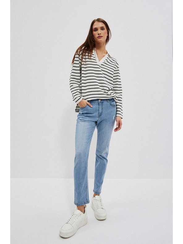 Moodo Дамски дънки Moodo – светло сини