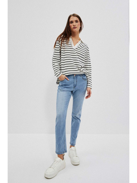 Moodo Дамски дънки Moodo – светло сини