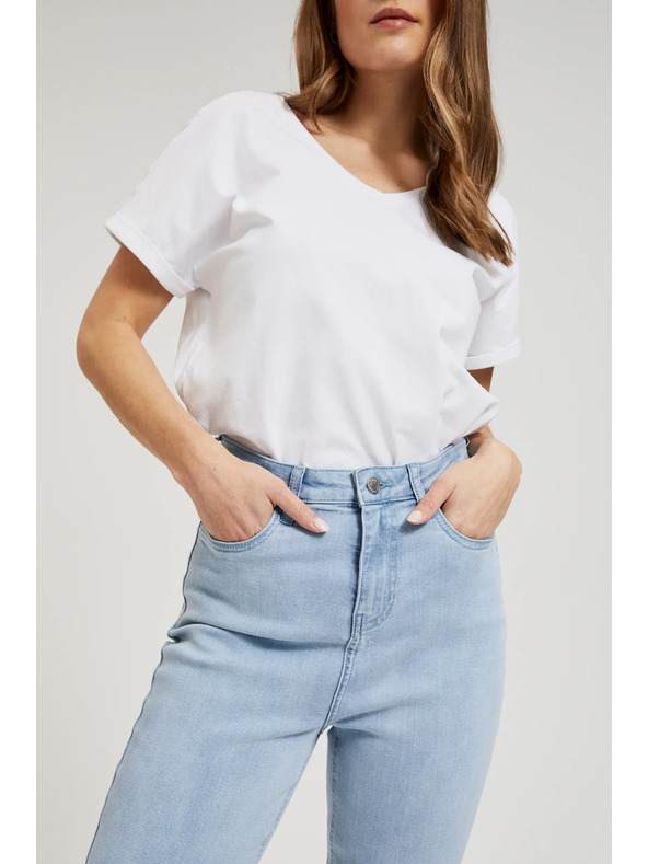 Moodo Дамски дънки Moodo – светло сини