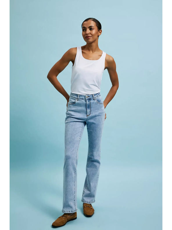 Moodo Дамски дънки Moodo – светло сини