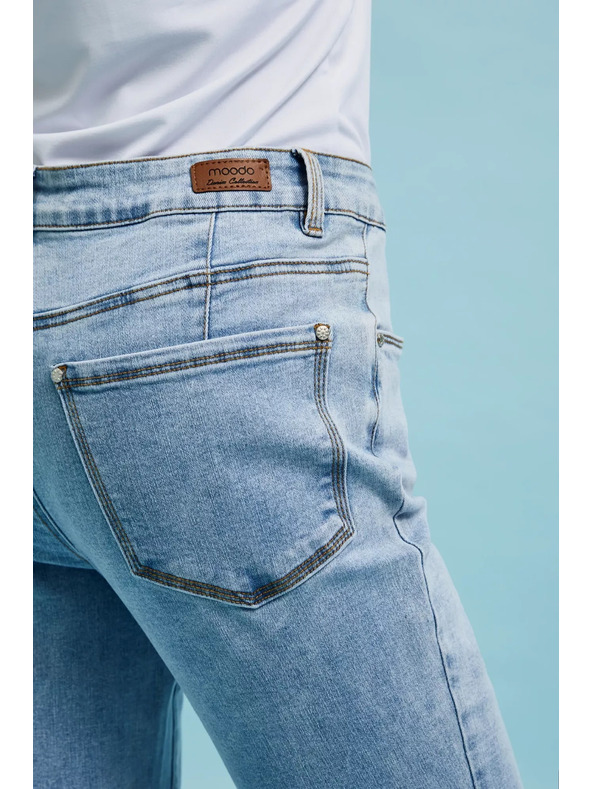Moodo Дамски дънки Moodo – светло сини