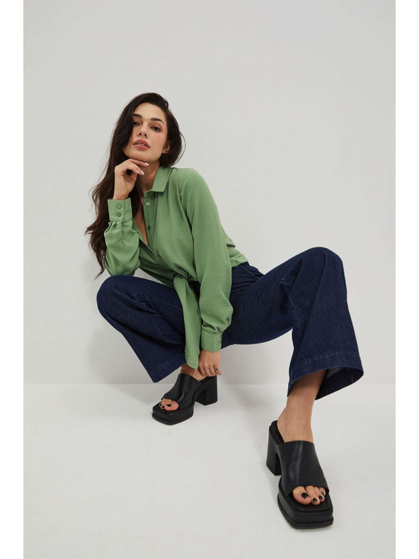 Moodo Дамски дънки Moodo – тъмно сини