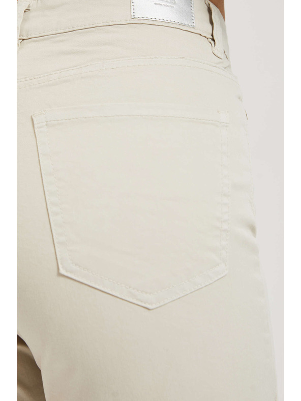 Moodo Дамски дънки Moodo – светло бежово