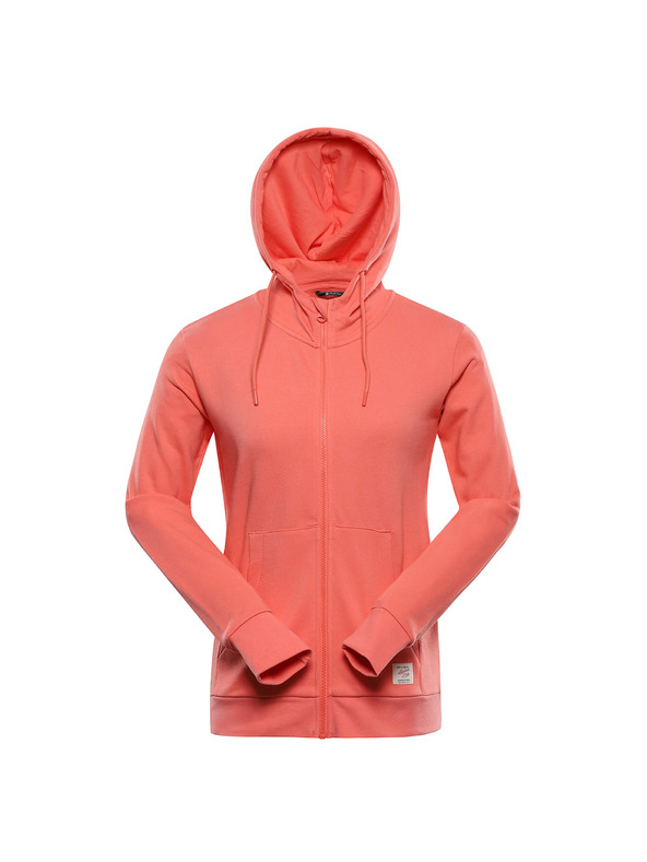 ALPINE PRO Дамски памучен суитшърт ALPINE PRO LOKKA georgia peach