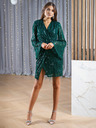 Edoti FREYA мини рокля - зелена